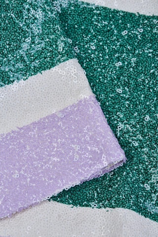 Rechte Jurk - Oranje en Paars