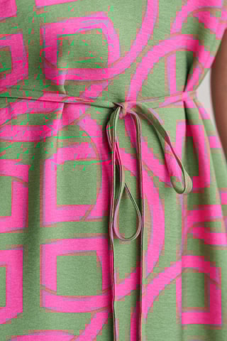 Robe midi relaxed - Vert