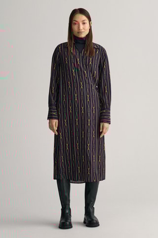 Wikkeljurk Regular Fit - Marineblauw