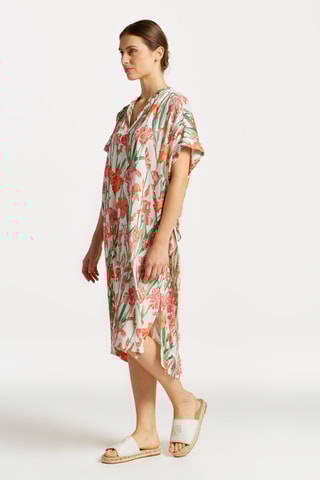 Mouwloze Midi-jurk Relaxed Fit - Ecru