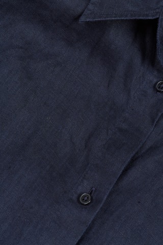 Linnen Blouse-jurk Relaxed Fit - Marineblauw