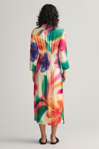 Midi-jurk Regular Fit - Crèmekleurig