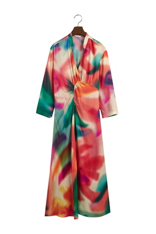 Midi-jurk Regular Fit - Crèmekleurig