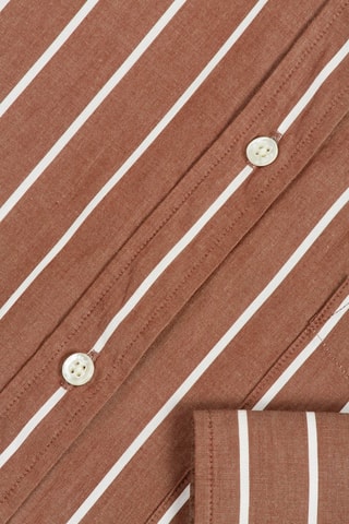 Robe chemise relaxed - Marron