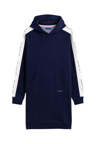 Robe sweat à capuche - Bleu marine