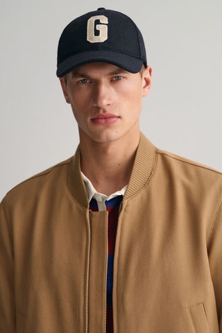 Wollen Jack Regular - Donkerbeige