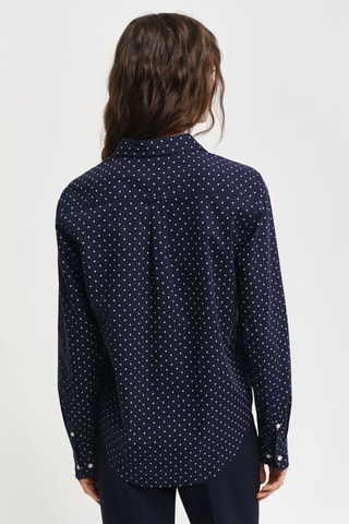 Blouse - Marineblauw en Wit