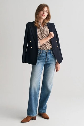 Blouse Regular Fit - Bruin