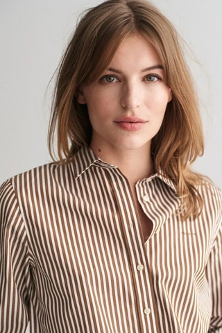 Blouse Regular Fit - Bruin