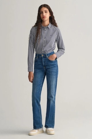 Blouse Regular Fit - Marineblauw