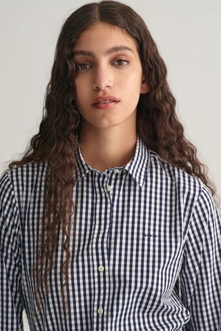 Blouse Regular Fit - Marineblauw