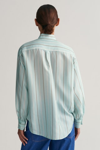 Zijde Geknoopte Blouse Relaxed Fit - Turquoise