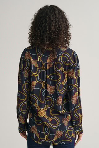 Blouse relaxed - Marineblauw