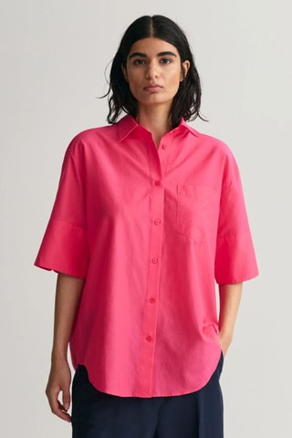 Zijde Blouse Relaxed Fit - Roze