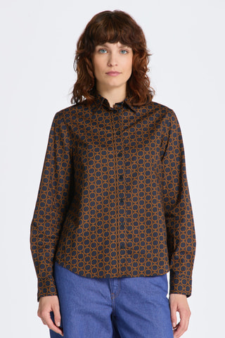 Blouse Regular Fit - Marineblauw