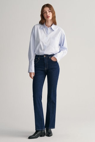 Oversized Blouse - Lichtblauw