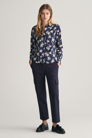 Blouse Regular Fit - Marineblauw