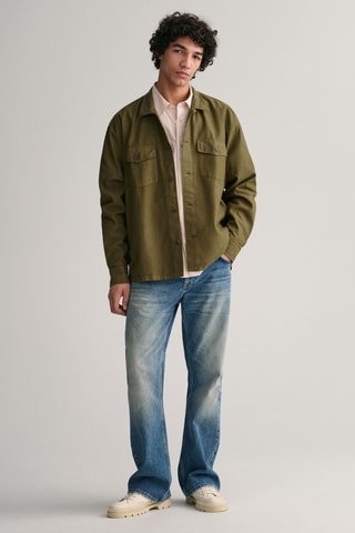 Jasje Relaxed Fit - Kakigroen