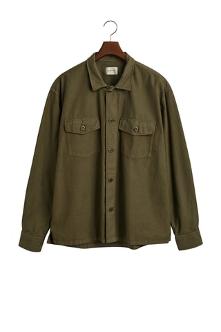 Jasje Relaxed Fit - Kakigroen