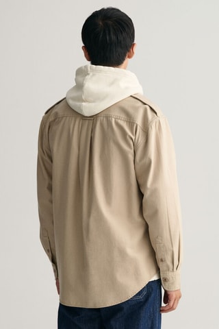 Overhemd relaxed - Beige