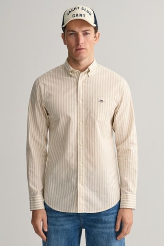 Linnen Overhemd Regular - Beige