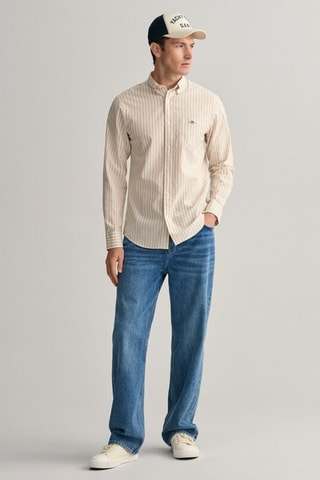 Linnen Overhemd Regular - Beige