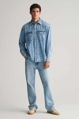 Overhemd relaxed - Lichtblauw