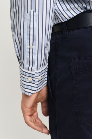 Overhemd Regular Fit - Hemelsblauw en Wit