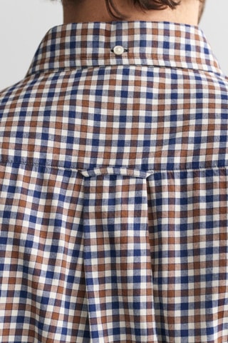 Overhemd Regular Fit - Bruin