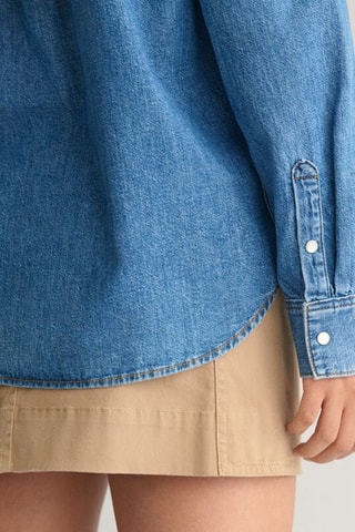 Overhemd relaxed - Blauw