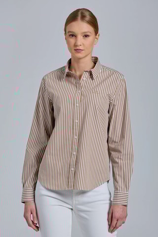 Chemise regular - Beige