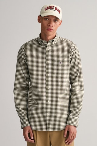 Overhemd Regular Fit - Groen