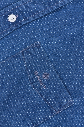 Overhemd relaxed - Indigoblauw