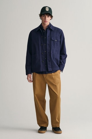 Overhemd Regular Fit - Marineblauw