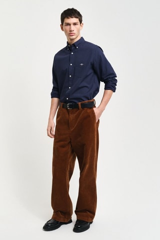 Overhemd Regular Fit - Marineblauw