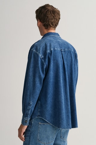 Jeansoverhemd - Donkerblauw