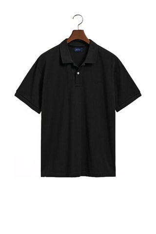 Polo en coton biologique - Noir