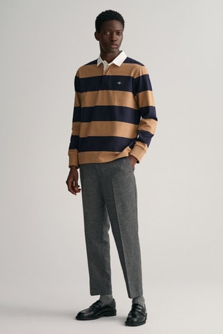 Polo regular - Beige et bleu