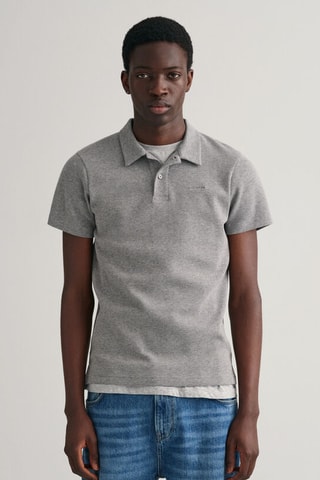 Biologisch Katoenen Polo Regular Fit- Grijs