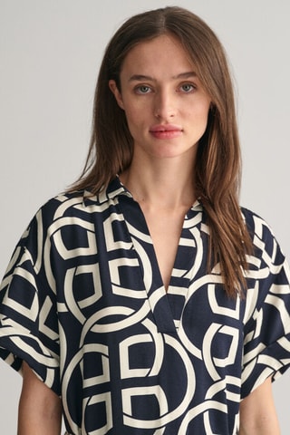 Kaftan Relaxed Fit - Marineblauw