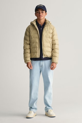 Mouwloze Gewatteerde Jas Regular - Beige