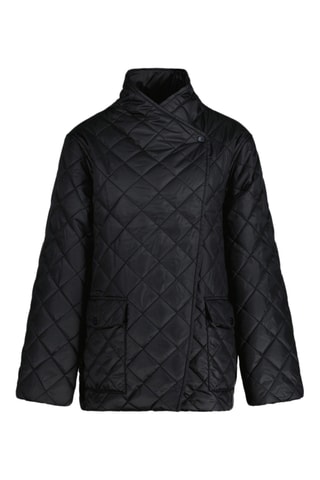 Gewatteerde Jas - Zwart