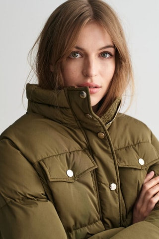 Gewatteerde Jas - Kaki