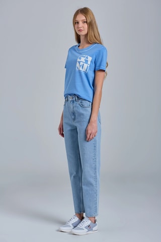 Oversized T-shirt - Blauw