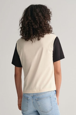 Oversized Biologisch Katoenen T-shirt - Ecru