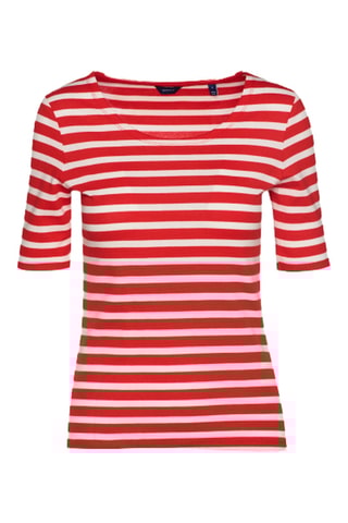 T-shirt Slim Fit - Bordeauxrood