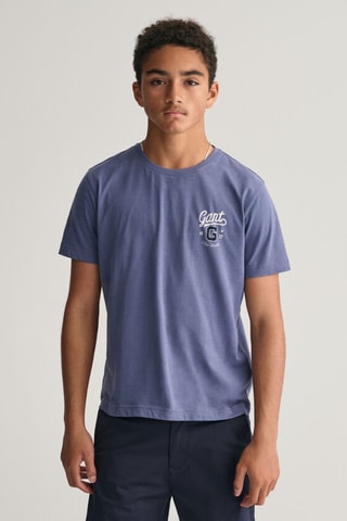 T-shirt Regular Fit - Blauw