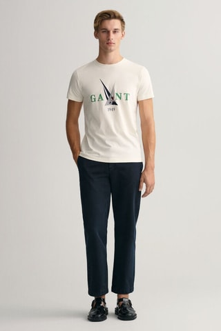 T-shirt regular - Crème