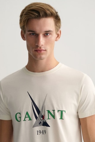 T-shirt regular - Crème