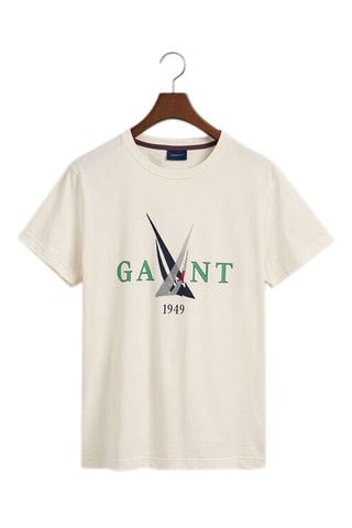 T-shirt regular - Crème